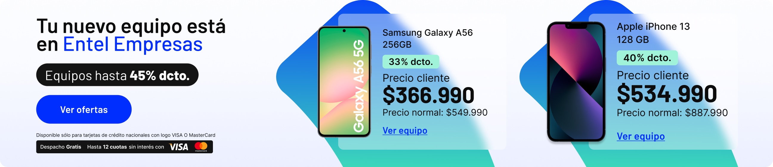 Lo mejor de Apple y Samsung está en Entel Empresas