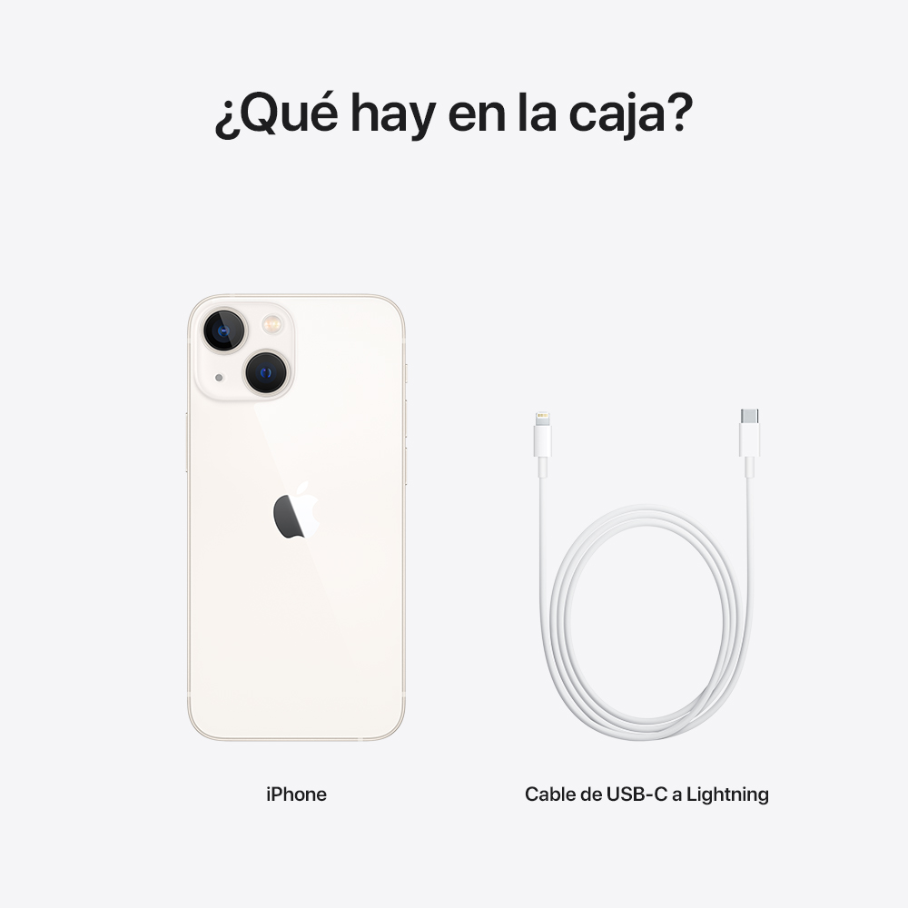 Apple iPhone 13 Mini blanco 128 gb