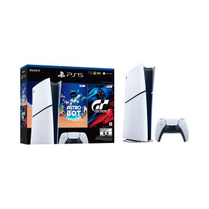 Consola PlayStation 5 Slim Digital + 2 Juegos (Gran Turismo 7 + Astro Bot)