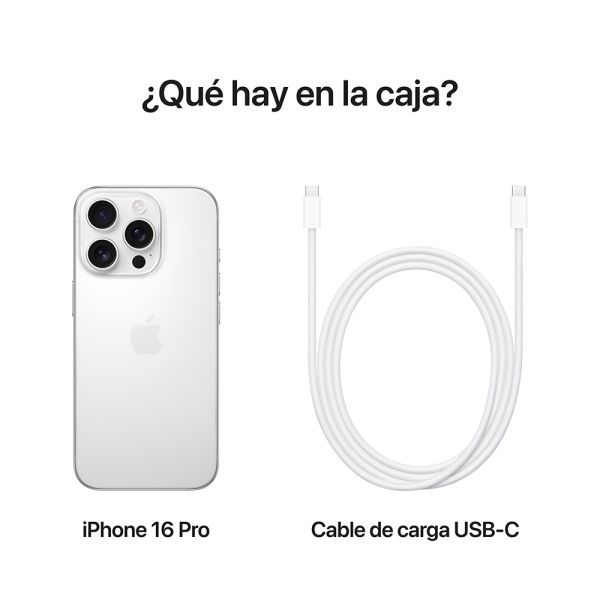 Apple iPhone 16 Pro Blanco- 256GB