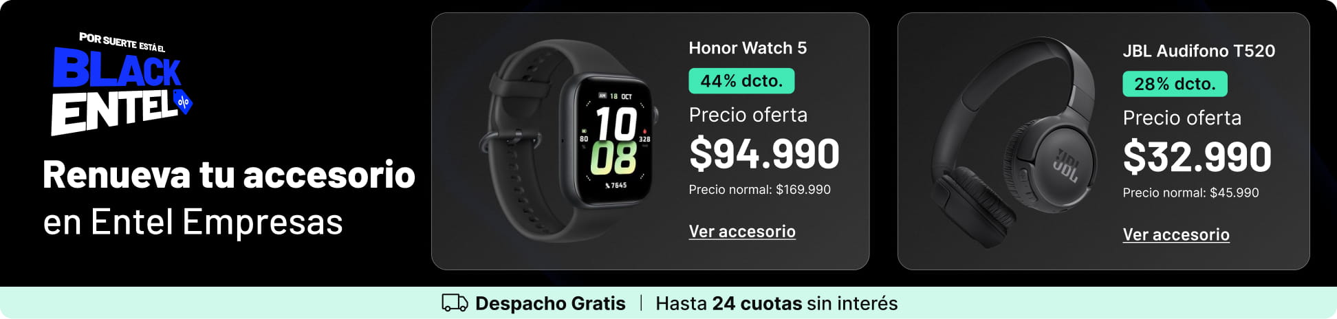 Renueva tu accesorio en Entel Empresas