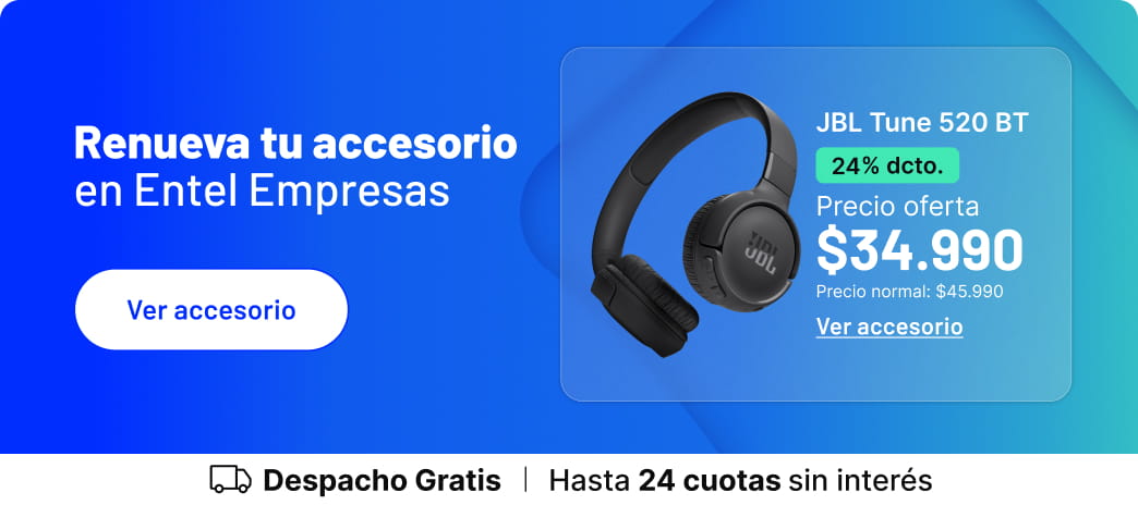 Renueva tu accesorio en Entel Empresas
