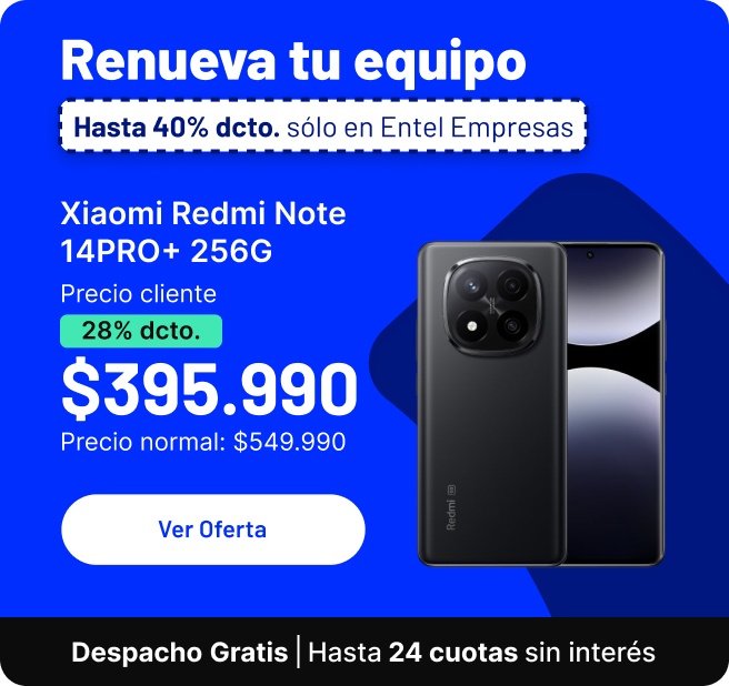 Renueva tu equipo en Entel Empresas