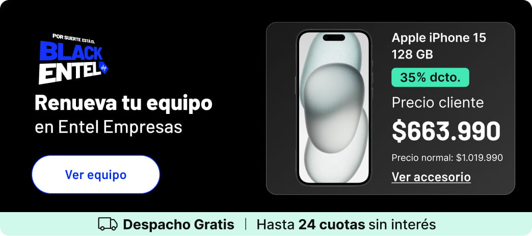 Renueva tu equipo en Entel Empresas