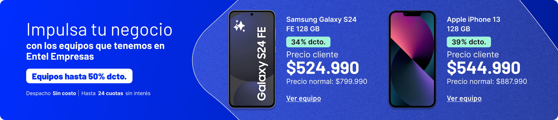 Impulsa tu negocio con los equipos que tenemos en Entel Empresas