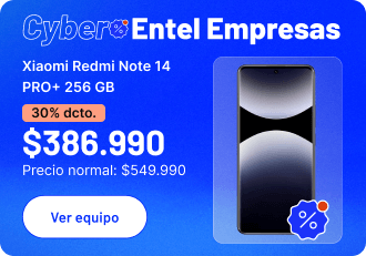 Cyber Entel empresas equipos hasta 50% dcto.