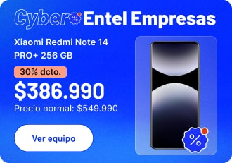 Cyber Entel empresas equipos hasta 50% dcto.