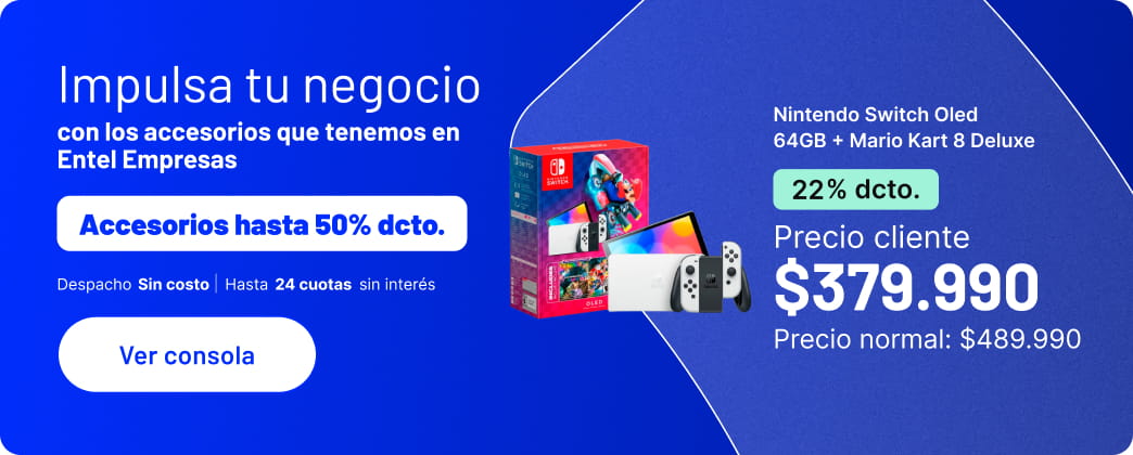 Impulsa tu negocio con los accesorios que tenemos en Entel Empresas