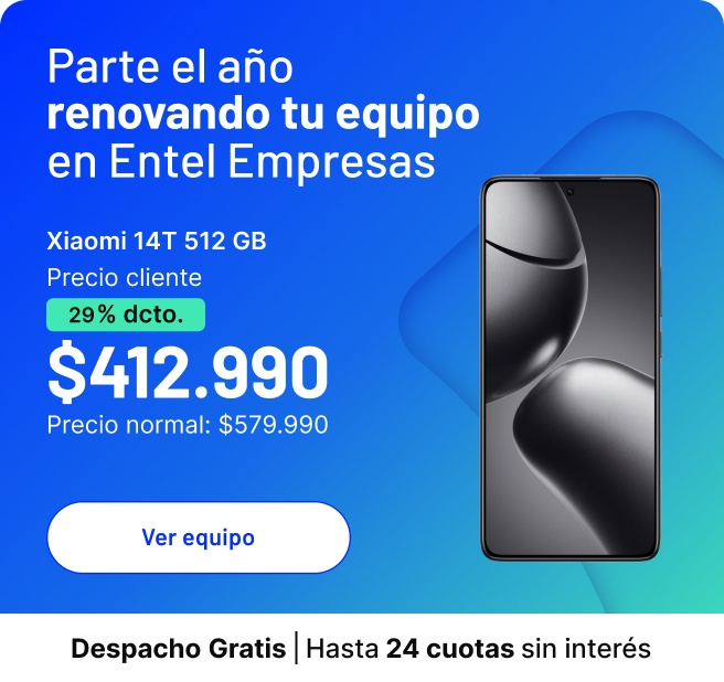 Entel Empresas y renuevate con lo mejor en equipos